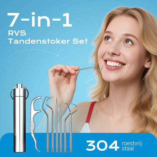 🏆Duitse precisietechniek! 0,1 mm ultrafijne punt voor nauwkeurig flossen✨
