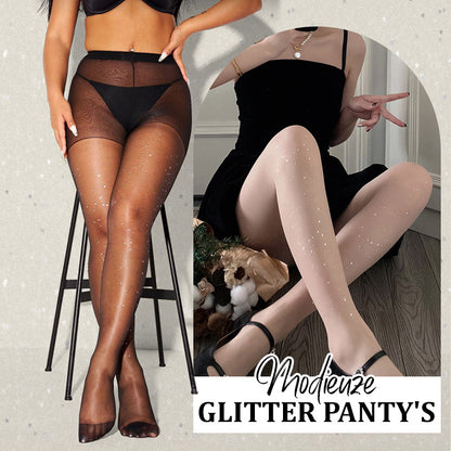 🎉Koop 1, Krijg 1 Gratis🎉 Modieuze Glitter Panty's