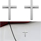 ✝️ Metal Jesus Christ Kruis Badge Stickers | 3D Kruis Zelfklevende Auto-Overlay Kratervuller
