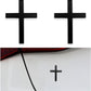 ✝️ Metal Jesus Christ Kruis Badge Stickers | 3D Kruis Zelfklevende Auto-Overlay Kratervuller