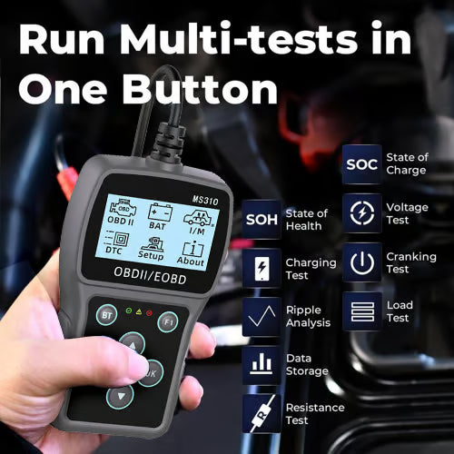 BT100 Auto Batterij Tester 12V Belastingstester