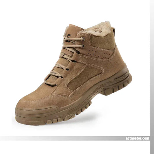 🎅 Veiligheidsschoenen voor heren voor de winter – met stalen neus en antislipzool! -- Gratis verzending