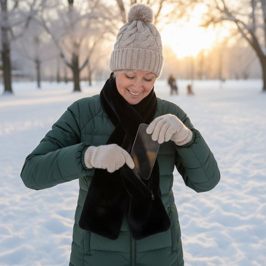 Feestdagen Limited Mega Sale 49% KORTING🔥De gezelligste sjaal met een verborgen ritsvak