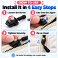 🔧🧳 Makkelijk te Installeren Ritsherstelkit – Duurzame Constructie, Soepel Bediening & Brede Compatibiliteit voor Kleding/Bagage!