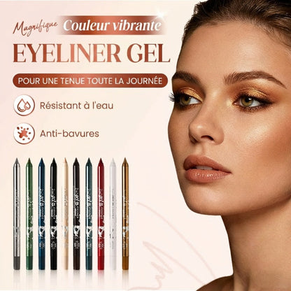📢🔥 50% korting! Pigmentrijke, veerkrachtige gel-eyeliner die niet uitloopt