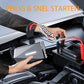 Multifunctionele noodstarter voor auto's, opblaasbaar, vacuümcompressie, mobiele stroomvoorziening en noodverlichting