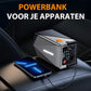 Multifunctionele noodstarter voor auto's, opblaasbaar, vacuümcompressie, mobiele stroomvoorziening en noodverlichting