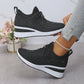 🔥Laatste dag-actie 50% KORTING – Casual damesmode, ademende orthopedische sneakers met strassversiering
