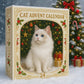 🐱 50% KORTING🎄 Adventkalender voor kattenliefhebbers 2025 - 24 dagen speelgoed/lekkernijen voor uw katachtige vriend, feestelijk ontwerp 🎁📦