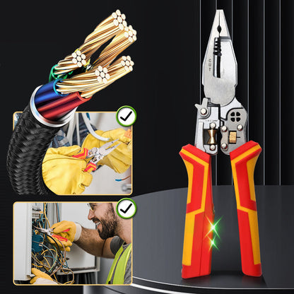 🔥2025 HETE UITVERKOOP 50% KORTING 🔥Nieuw🔥8-In-1 Draadstripper met Spanningsmeter🚀