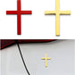 ✝️ Metal Jesus Christ Kruis Badge Stickers | 3D Kruis Zelfklevende Auto-Overlay Kratervuller