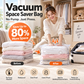 ⏳ALLEEN VANDAAG IN DE UITVERKOOP!🏆🧳Vacuümzakken zonder pomp – Gewoon dichtdrukken en klaar, geen pomp nodig. Bespaart 80% ruimte, houdt kleding droog en stofvrij. Perfect voor volumineus beddengoed en spullen die je buiten het seizoen niet gebruikt. 🛏️🗄️