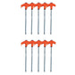 8" Schroef-in Tentaankers - Grondankers met Schroefdraad(5PCS)