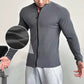 Heren Staande Kraag Hoge Stretch Sportieve Jas
