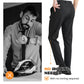 Hoge stretch broek met rechte benen