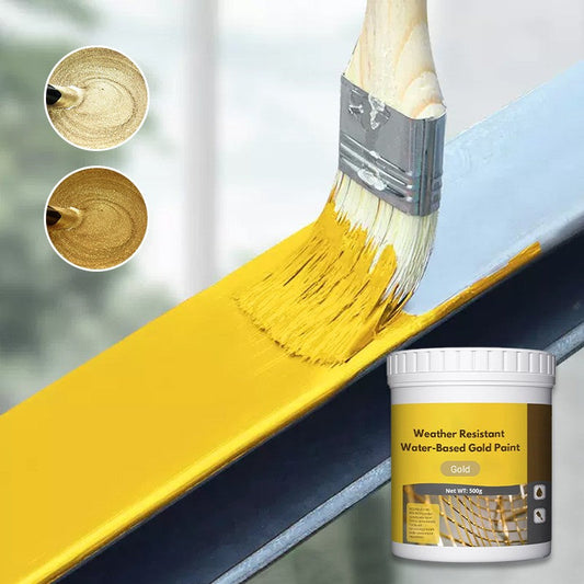 ⏳Tijdelijke aanbieding⏰Weerbestendige goudverf op waterbasis💛