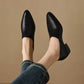 Dames Vintage Puntige Slip-On Zachte Schoenen