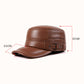 Hoge kwaliteit lederen platte top warme baseball cap