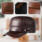 Hoge kwaliteit lederen platte top warme baseball cap