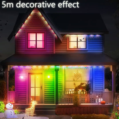 🎅Kerstuitverkoop - Tot 50% korting🎁🏡🌳 Slimme Waterdichte LED Strip Licht – Binnen & Buiten, Persoonlijke Kleur Effecten, IP65 Waterdicht & Makkelijke Installatie (Perfect voor Feest Decoratie)!