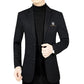 Casual colbert met slanke pasvorm voor heren