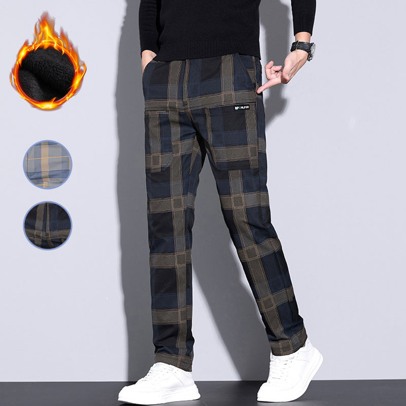 Herenbroek, casual joggingbroek met zakken, trainingsbroek gemaakt van dikke Franse badstof van katoen. Bruin M Herenbroek, casual joggingbroek met zakken, trainingsbroek gemaakt van dikke Franse badstof van katoen. Bruin M