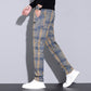 Casual geruite herenbroek met zakken