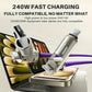 🔥4-in-1 USB-oplaadkabel mFish snelladen MAX 240W