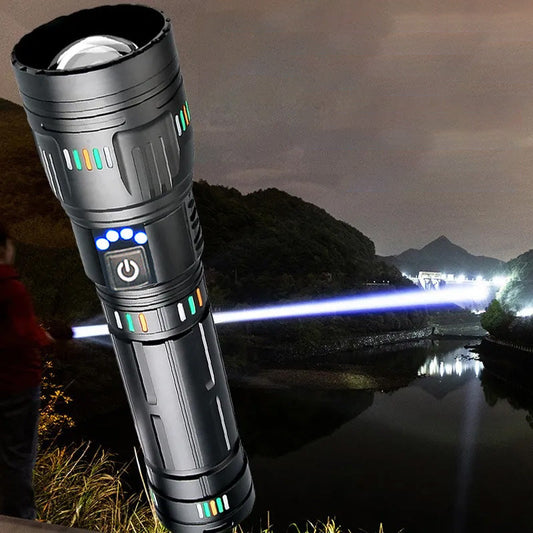Superheldere oplaadbare duurzame LED-zaklamp