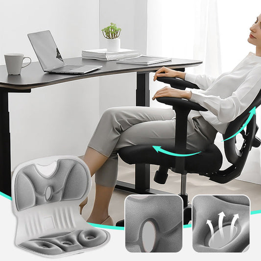 Ergonomisch Geheugen Foam Rug- en Lumbale Steun Kussen voor Stoel