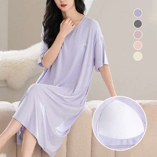 Losse Dames Pyjama met Ingebouwde BH
