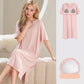 Losse Dames Pyjama met Ingebouwde BH