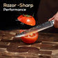 Multifunctioneel keukenmes met houten handva