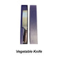 Multifunctioneel keukenmes met houten handva