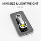 Multifunctionele Mini Sleutelhanger Zaklamp met Clip