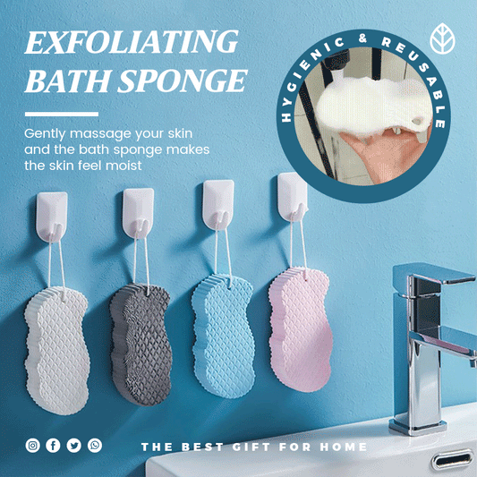 🎁 Achetez 2, obtenez 3 GRATUIT ! 🧽✨ Éponge de bain exfoliante super douce – Douceur et soin pour la peau
