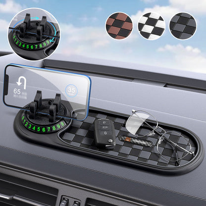 🔥Hete verkoop-50% Uitverkoop🔥Auto Dashboard Anti-Slip Mat met Telefoonhouder✨