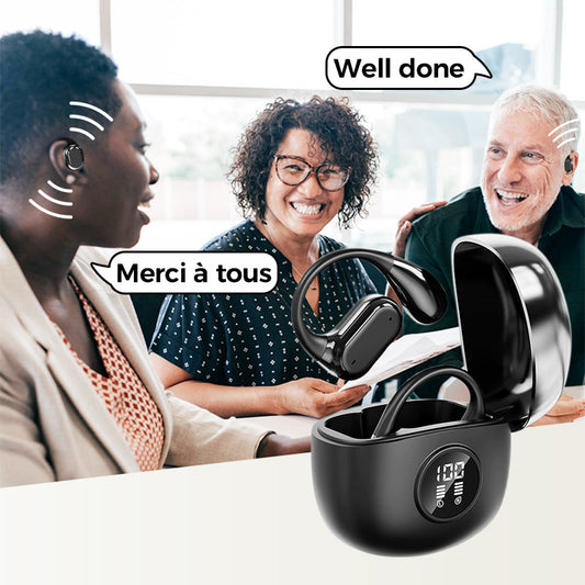 AI-vertaaloordopjes met Bluetooth 5.4 (Compatibel met iOS & Android)