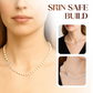 ✨Dames Elegante Kruis Synthetische Parel Ketting