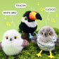 🎉Zomerspecial 50% korting🎉Levensecht interactief kattenspeeltje in de vorm van een vogel