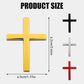 ✝️ Metal Jesus Christ Kruis Badge Stickers | 3D Kruis Zelfklevende Auto-Overlay Kratervuller