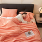 🍂Herfstuitverkoop – 50% korting!🛏️Dikke pluche deken met konijnenmotief en melkvelours hoes🫧Kruip lekker weg in ultiem comfort