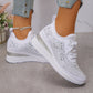 🔥Laatste dag-actie 50% KORTING – Casual damesmode, ademende orthopedische sneakers met strassversiering
