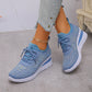 🔥Laatste dag-actie 50% KORTING – Casual damesmode, ademende orthopedische sneakers met strassversiering