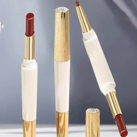 🎉2025 Hete uitverkoop 🎉 2-in-1 waterproof lippenstift en lipliner