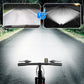 Oplaadbare, waterdichte koplamp voor fietsen met clip