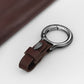 Leren autosleutelhanger