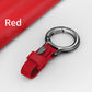 Leren autosleutelhanger