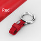 Leren autosleutelhanger