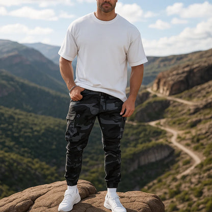 Hoogwaardige camouflagebroeken voor mannen